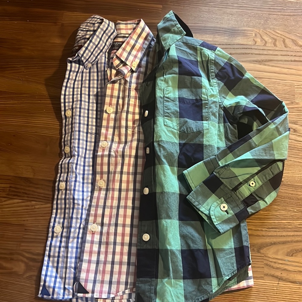 3 UNTUCKit boys button downs lot